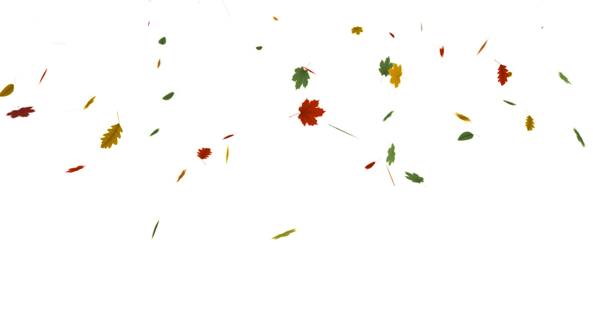 Fall Leaves Stream Alert - Animated Autumn Foliage Shower - Full Screen Overlay with Transparent Background - 1920x1080 - Instant Download