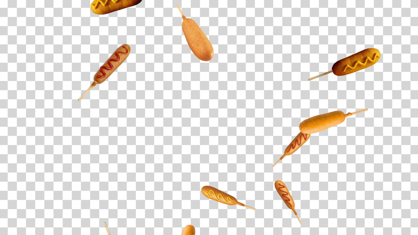 Corndog Rain Stream Alert - Full Screen Animated Overlay with Transparent Background - 1920x1080 - Snack for Streamers - Instant Download