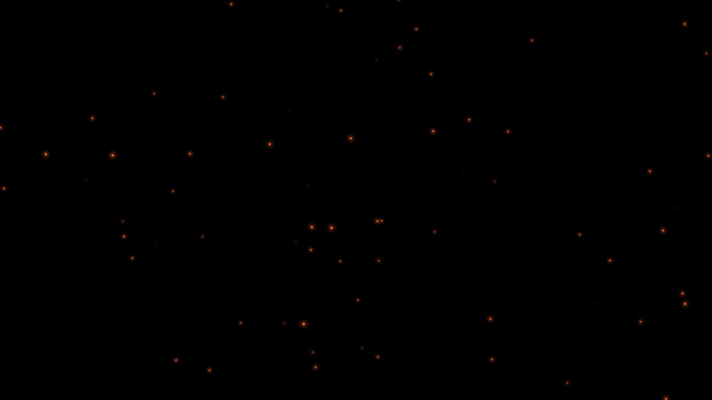 Fireflies Effect - Stream Alert & Looping Decoration - Full Screen Animated Overlay w Transparent Background - 1920x1080 - Instant Download