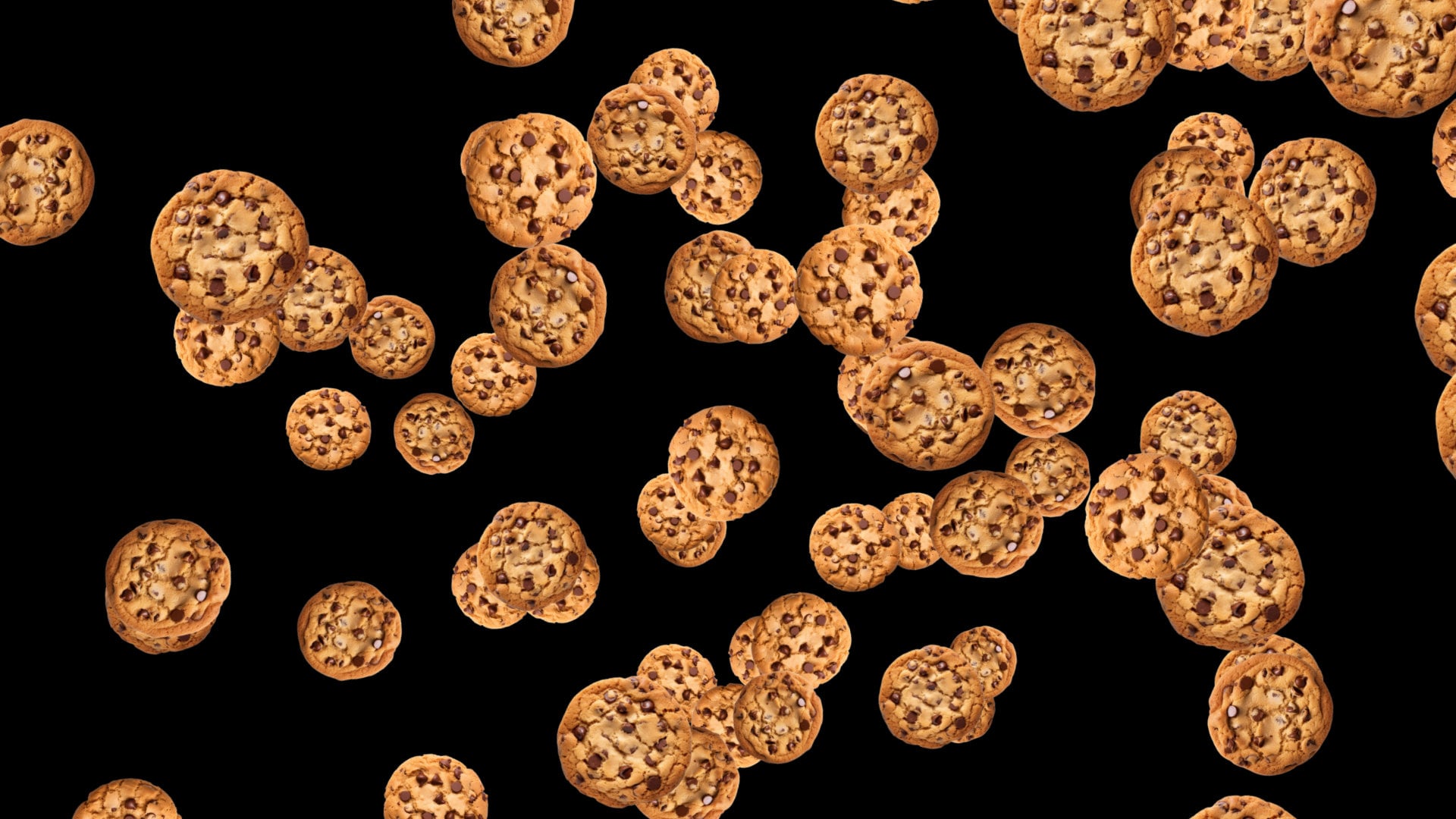 Cookies Stream Alert - Full Screen Animated Overlay with Transparent Background - 1920x1080 - Instant Download - Delicious and Cozy Effect