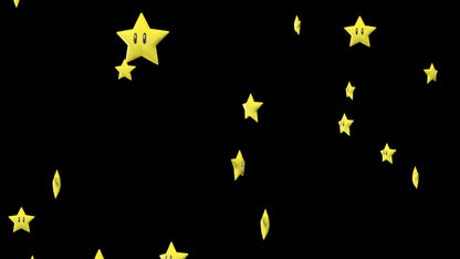 3D Stars Stream Alert - Full Screen Animated Overlay w/ Transparent Background - 1920x1080 - Instant Download and Easy To Setup - Fun Effect